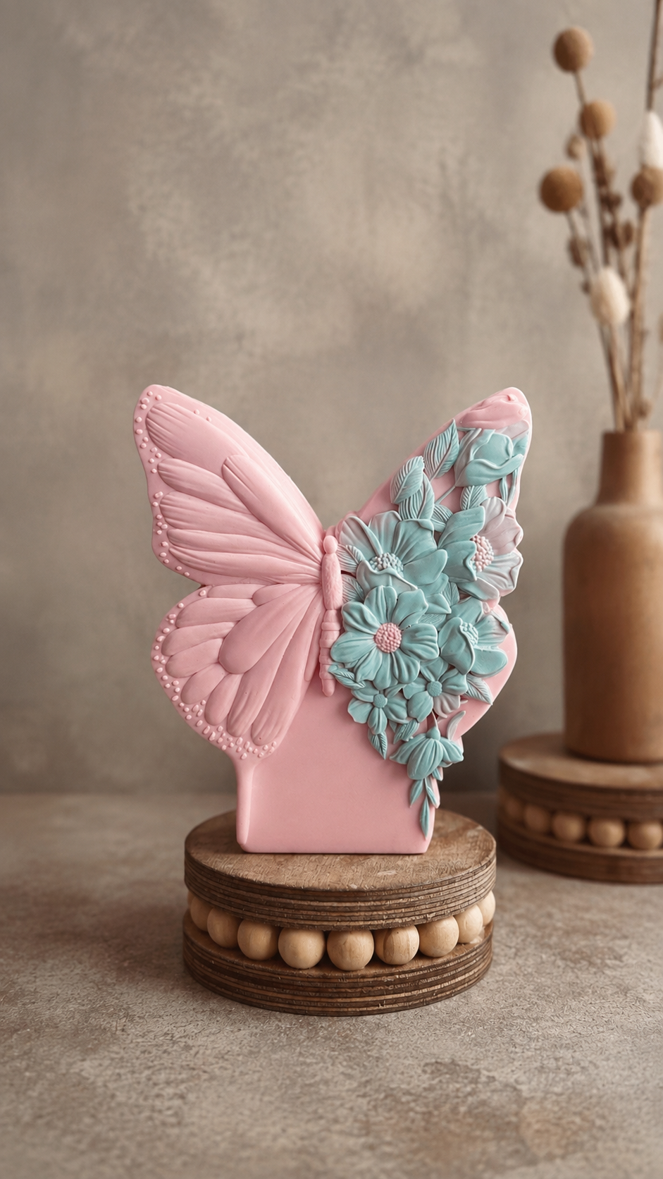 پروانه طرح گل ۱۴ سانت